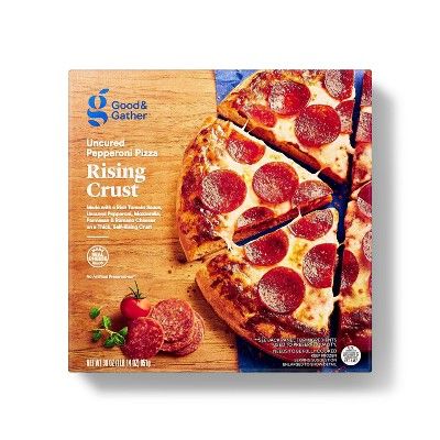 Read reviews and buy Self-Rising Crust Uncured Pepperoni Frozen Pizza - 30oz - Good & Gather™ at Target. Choose from contactless Same Day Delivery, Drive Up and more. Target Food, Pizza Style, Desktop Publishing, Grocery Foods, Delicacy Food, Frozen Pizza, Delicious Pizza, Pizza Crust, Frozen Food