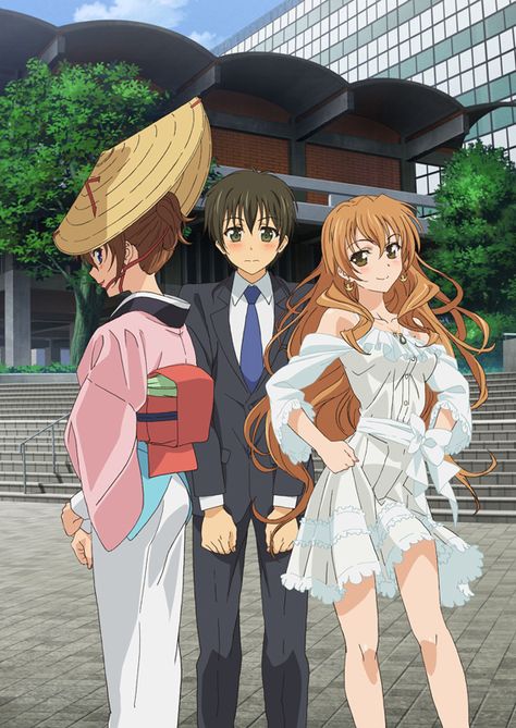 Golden time Banri Tada, Golden Time Anime, Manga Pics, Manga Wallpaper, Golden Time, Romance Anime, Random Anime, Anime Wallpapers, I Love Anime