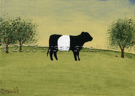 Belted Galloway Cows Art, Best Farm Animals, Belted Galloway, Art Competition Ideas, Starting A Farm, Farm Scenes, Cow Pictures, Farm Scene, Art Competitions