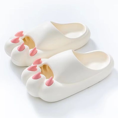 New Design Kawaii Soft Cat Claw Shaped Eva Non-slip Slippers Men's Women's Summer Slippers Breathable Bedroom Home - Buy Eva Pillow Home Slipper pillow Slide Slippers For Women cat Claw Shaped Slippers Product on Alibaba.com Slippers Cute, Soft Cat, Slide Slippers, Outdoor Slippers, Summer Slippers, Cat Claws, Beach Flip Flops, Women Slippers, Slippers For Women