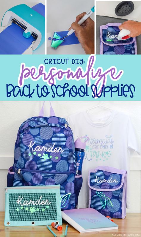 Cricut School Ideas, Cricut School Supplies, Back To School Cricut Projects To Sell, Back To School Personalized Items, Bday Box Ideas, Back To School Cricut Ideas, School Cricut Ideas, School Pictures Ideas, Custom School Supplies