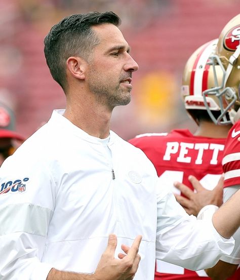 No Huddle Podcast: Kyle Shanahan's new contract, George Kittle's potential deal, NFL's response to inequality Kyle Shanahan, Fred Warner, Emmanuel Sanders, 49ers Players, Richard Sherman, Coach Of The Year, One Of The Guys, Nfl History, Washington Football