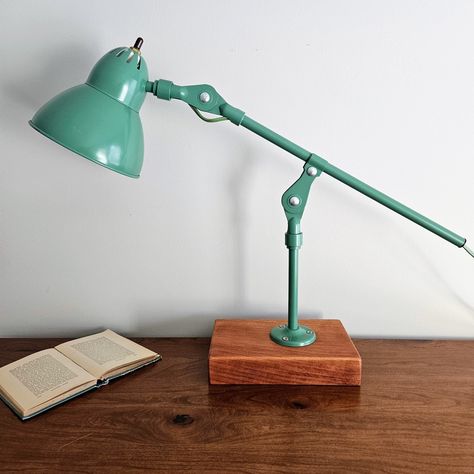 Vintage Industrial Desk, Steampunk Desk, Industrial Lamps, Antique Industrial, Industrial Desk Lamp, Lamp Industrial, Lamp Antique, Industrial Desk, Retro Lighting