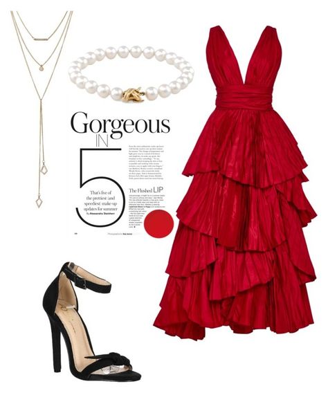 "Red Carpet" by lehoangthulinh ❤ liked on Polyvore featuring SUGARFIX by BaubleBar, Oscar de la Renta and Tiffany & Co. Red Carpet Inspo Outfits, Oscar Outfits Red Carpets, Red Carpet Dresses Ideas, Red Carpet Outfit Ideas, Red Carpet Outfits, Oscar Dresses, Glam Dresses, Dressy Outfits, Fancy Outfits