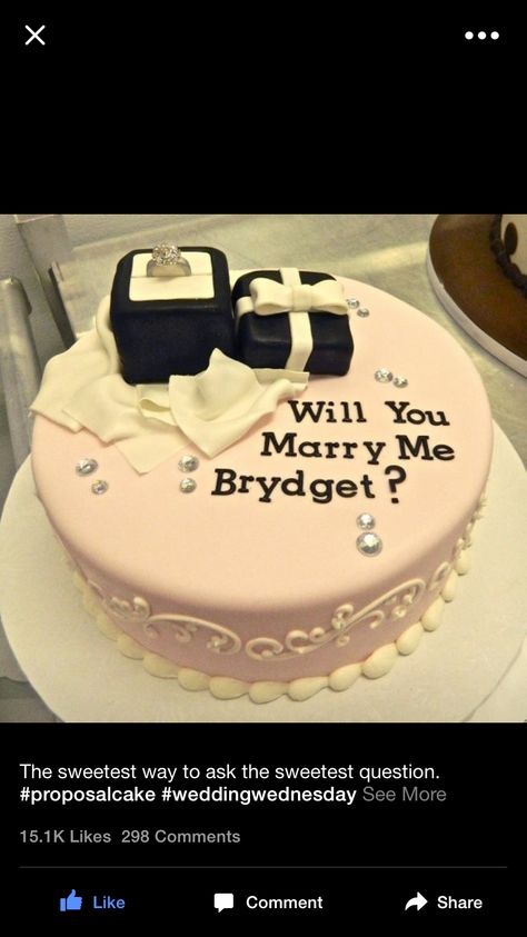 Will you marry me cakes! Marry Me Cake Ideas, Proposal Cakes Ideas, Carlos Bakery Cakes, Engagement Party Cake, Carlos Bakery, Engagement Cakes, Special Occasion Cakes, Cake Boss, Specialty Cakes