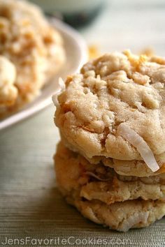 Coconut Crispies ("Corn Flake Cookies") Cookies With Corn Flakes, Corn Flake Cookies, Coconut Corn, Cornflake Cookies, Corn Flake, Gf Baking, Crispy Cookies, Coconut Cookies, Corn Flakes