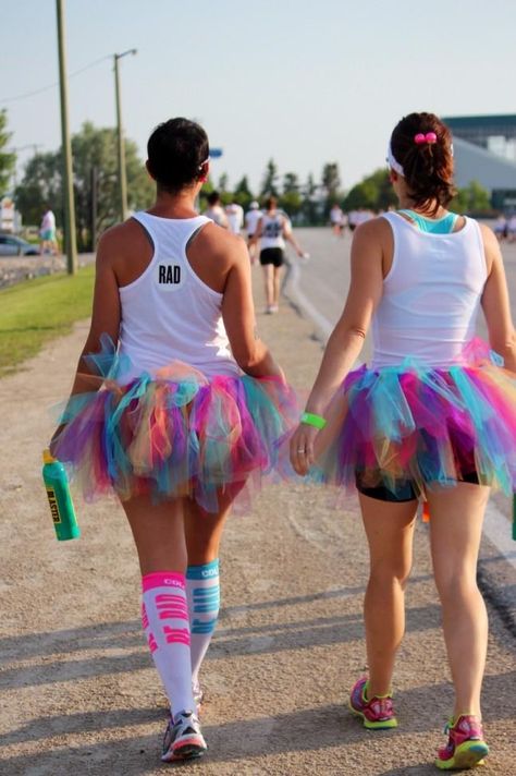 Colour Run Outfit, Color Run Shirts, Color Run Outfit, Run Outfit, Glow Run, Race Outfit, Fun Run, Hip Workout, 2 Girl