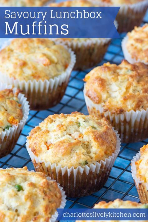 Lunchbox Muffins, Healthy Savoury Muffins, Savory Muffins Recipes, Savory Snack Recipes, Toddler Muffins, Savoury Muffins, Savoury Snacks, Savory Muffins, Packed Lunches