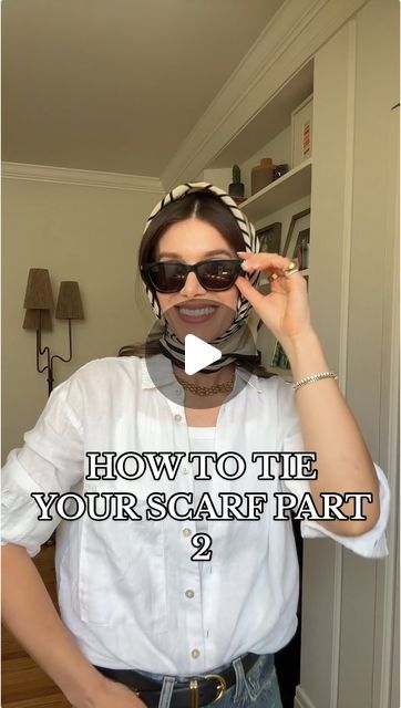 Rebecca Kahane Pankow on Instagram: "How to tie your scarf around your head part 2. Will you be trying this method?" Ways To Tie A Square Scarf, How To Tie Pirate Head Scarf, How To Tie Scarf On Head, How To Tie A Large Square Scarf, How To Tie A Scarf On Your Head, How To Tie A Head Scarf, How To Tie A Large Square Silk Scarf, How To Tie A Scarf, Tiring Scarfs