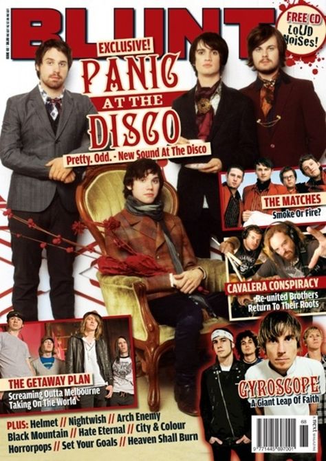 Punk Magazine Cover, Ryan Ross Poster, Emo Magazine, Emo Posters, 2000s Emo Band Posters, Goth Magazine Cover, Ryan Ross Magazine, Emo Band Magazine, 2000s Posters