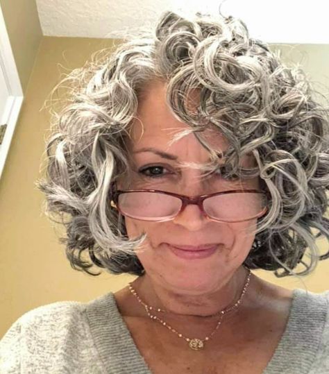 Womens Gray Hair Styles Over 50, Grey Hair Perms, Short Grey Curly Hair Natural Curls, Permed Grey Hair Older Women, Short Curly Haircuts White Women, Gray Curly Bob, Curly Gray Hair Over 50, Curly Gray Hair With Bangs, Body Wave Perm Short Hair