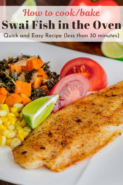 Oven Baked Quick and Easy Swai Fish - You are starting with frozen Swai fish fillet and they will be ready on your plate in less than 30 minutes. Swai Fillet Recipes Air Fryer, Baked Swai Fish, Fish Recipes Swai, Swai Fillet Recipes, Swai Recipes, Baked Swai, Easy Salmon Dinner, Frozen Fish Fillets, Fish Fillet Recipe