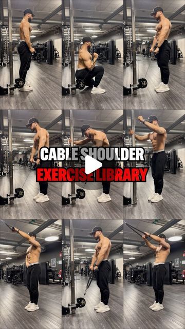 Cable Shoulder Workout, Workouts Tips, Shoulder Anatomy, Shoulder Muscle, Shoulder Exercise, Upright Row, Cable Workout, Shoulder Exercises, Cable Row