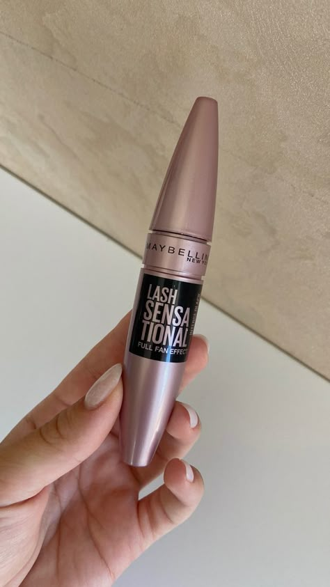 Makeup Products Pics, Maybelline Products, Maybelline Mascara, Lash Sensational, Makeup Nails Designs, Maybelline Lash Sensational, Mascara Tips, Makeup Needs, Eye Mascara