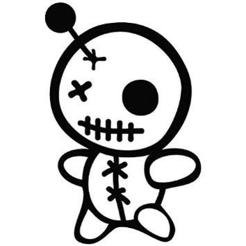 Voo Doo Doll Tattoo, Voodoo Doll Drawing Easy, Voodoo Doll Tattoo Simple, Small Voodoo Doll Tattoo, Voodoo Doll Tattoo Creepy, Voodoo Doll Tattoo Cute, Voodoo Tattoo Ideas, Voodoo Drawing, Voodoo Doll Drawing