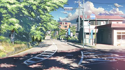 2461x1385 free download pictures of original Anime Street, Makoto Shinkai, An Anime, Anime Scenery, Wallpapers, Anime