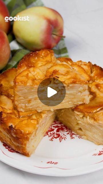 Best Apple Cake, Apple Desert, Apple Cake Recipe Easy, Apple Pie Cake, Cookist Wow, Apple Cake Recipe, Apple Recipes Easy, Cake Recipe Easy, 10k Views