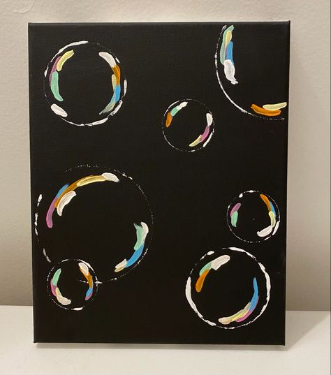 #bubbles #bubble #painting #paintings #acrylic #acrylicpainting #painting #art #artist #artsy #moody #vibes #paint #artsandcrafts #arts Painting Ideas Bubbles, How To Paint Bubbles, Bubbles Acrylic, Painting Bubbles, Bubbles Painting, Black Background Painting, How To Make Bubbles, Bubble Drawing, Moody Vibes