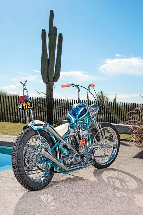 Motorcycle Campers, Homemade Motorcycle, Custom Paint Motorcycle, Harley Davidson Panhead, Diy Motorcycle, Bike Magazine, Harley Bobber, Custom Chopper, Custom Bobber