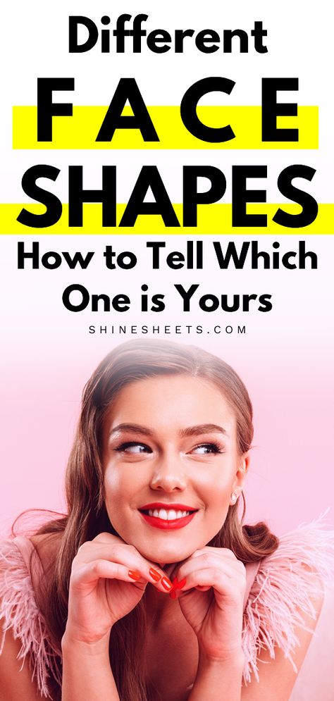 How To Tell What Face Shape I Have, Hairstyle For Face Type, Korean Face Shape Types, How To Know What Face Shape You Have, How To Tell What Face Shape You Have, Romantic Face Shape, How To Know Face Shape For Girl, Beauty Types Faces, Which Glasses Fit Your Face Shape