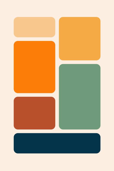 . Orange Color Palette Combination, Orange Green Red Color Palette, Green Blue And Orange Aesthetic, Tomato Color Palette, Fall Palette Colors, Fall Color Palette 2024, Retro Color Pallet, Artsy Color Palette, Orange And Red Color Palette Color Palette Orange, Orange Color Combinations, Orange Palette, Orange Color Schemes, Procreate Color Palette, Orange Color Palettes, Autumn Color Palette, Color Design Inspiration, Color Palette Yellow