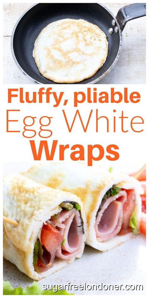 Egg White Wraps, Egg Whites Wrap, Low Carb Wraps, Egg Wrap, Healthy Wraps, Low Carb Breakfast Recipes, Low Carb Diet Recipes, Grilling Chicken Breast, Low Carb Dinner Recipes