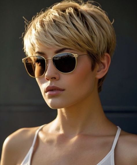 Hair Color For Tan Skin, Short Haircuts For Ladies, Haircuts For Ladies, Short Hair Images, Short Hair Pixie Cuts, Messy Short Hair, Super Short Hair, Edgy Short Hair, Penteado Cabelo Curto