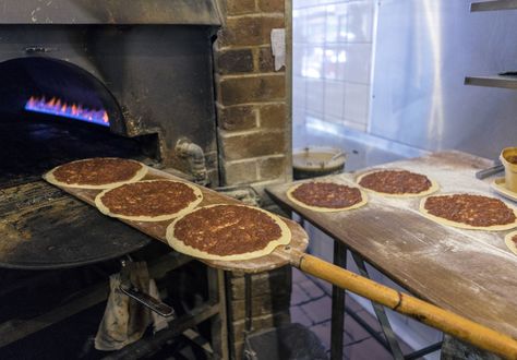 Lebanese bakery Lebanese Bakery, Bakery Design Interior, Bakery Design, Bakery Shop, Pepperoni Pizza, Design Interior, Sydney, Food And Drink, The Story