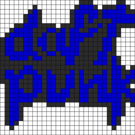 Daft Punk Perler Part 1 Perler Bead Pattern / Bead Sprite Punk Logo, Ironing Beads, Fuse Bead Patterns, Pattern Maker, Kandi Patterns, Bead Sprite, Hama Beads Patterns, Minecraft Pixel Art, Bead Weaving Patterns