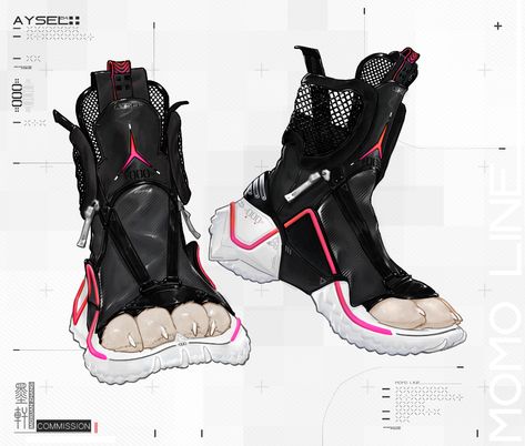 (1) Moxuan zhang on X: "commission✨shoes for @jimengxi https://t.co/ecGQphViwB" / X Fashion Dictionary, Clothing Design Sketches, Pattern Shoes, Cyberpunk Aesthetic, Concept Clothing, Shoes Drawing, Hero Costumes, Concept Artist, Futuristic Fashion