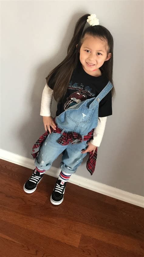 90S Outfit Ideas For Toddler at Olgaamaya -  #90s #Ideas #Olgaamaya #Outfit #Toddler 90s Fashion Overalls Outfits, Kids 90s Outfit Ideas Girls Diy, 80s Outfits For Kids, 80s Toddler Outfit Ideas, 90s Toddler Outfit, Kids Decade Day Outfits, Overalls 90s Outfit, 90s Girl Outfits, Kids 90s Outfit Ideas