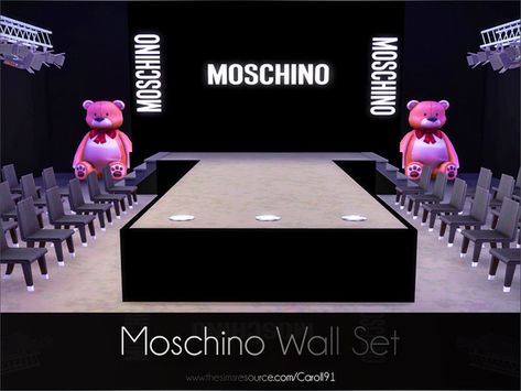 Sims 4 Moschino, Sims4 House, Sims 4 Cc Furniture Living Rooms, Sims 4 Nails, Lotes The Sims 4, Set Room, Model Studio, Sims 4 Tsr, Sims 4 Studio