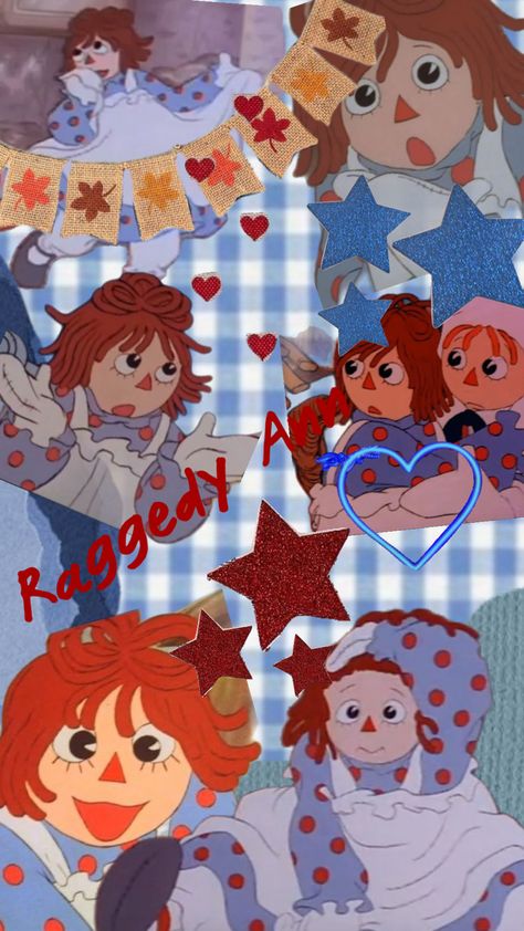 Childhood Movies, Raggedy Ann And Andy, Raggedy Ann, Strawberry Shortcake, Wallpaper Backgrounds, Cute Animals, Comic Books, Art