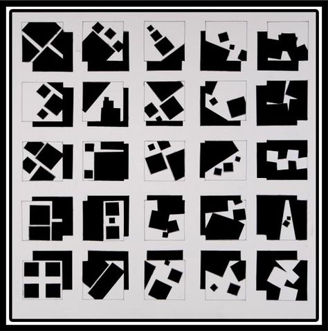 Taylor Piccarreto - composition of squares.  Each square represents a good usage of composition in a square format.  Nice work! Composition From Shapes, Square Composition Design, Square Composition, Square Drawing, Geometric Design Art, Design Basics, Principles Of Art, Principles Of Design, Graphic Design Lessons