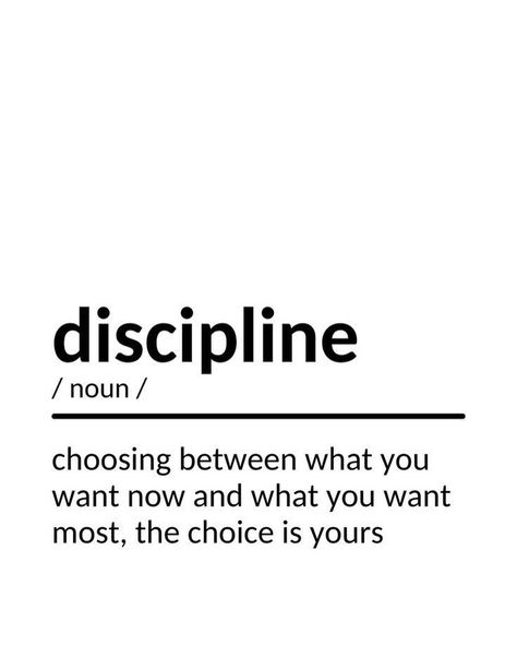 Discipline Discipline Definition, Spring 2024, Definition Prints, Quick Saves