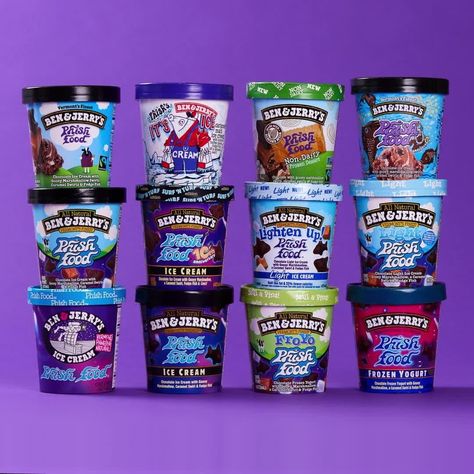 Ben & Jerry's on Instagram: “It's been 2️⃣5️⃣ years since Phish Food hit freezer shelves and @phish launched @waterwheelphish, their charitable works organization.…” Phish Food Ice Cream, Phish Food, Phish Art, Wheaties Cereal, Phish Meme Funny, Ben And Jerrys, Branding Session, Ben And Jerrys Ice Cream, Phish