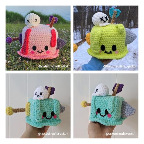 Look who crossed the entire forest to get here! Cubert the gelatinous cube has just arrived in Wooli 🥰 I want to thank the testers of this pattern very much! They did an amazing job and helped me correct the pattern! Everyone did so well! I love all these cute Cubert🥺💚 Swipe to see their Cuberts, they are full of magic and each one is so adorable in its unique form! The pattern for Cubert is now available on Etsy and Ribblr! You can find his pattern at a 50% release discount 🥰 I wish you a... Crochet Cube Amigurumi, Slime Cute, Gelatinous Cube, So Adorable, Slime, Help Me, Craft Projects, Amigurumi, Crochet Patterns