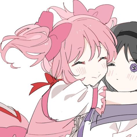 homura akemi madoka kaname matching icon fanart girl x girl Homumado Matching Icons, Madoka Homura Matching Pfp, Homura X Madoka Fanart, Madoka Magica Pfp Matching, Madoka And Homura Fanart, Madoka And Homura Matching Pfp, Homura And Madoka Matching, Madoka X Homura Fanart, Madohomu Matching Icons