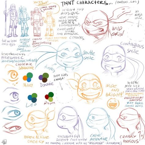 Diy Tmnt 2012 Drawing Tutorial, Tmnt 2012 Donnie Reference, How To Draw Tmnt, Tmnt Drawing Reference, Tmnt Anatomy, Tmnt Characters, Tmnt Comics, Teenage Mutant Ninja Turtles Artwork, Teenage Mutant Ninja Turtles Art