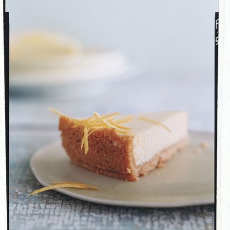 Almonds and matzo cake meal make a wonderfully textured crust for this refreshing, citrusy cheesecake. After Passover, instead of pulling out the graham crackers again, experiment with other cookie crusts such as one made with shortbread. Passover Cheesecake, Lemon Torte, Lemon Cheesecake Recipe, Passover Desserts, Jewish Holiday Recipes, Lemon Cheesecake Recipes, Matzo Meal, Passover Recipes, Kosher Recipes