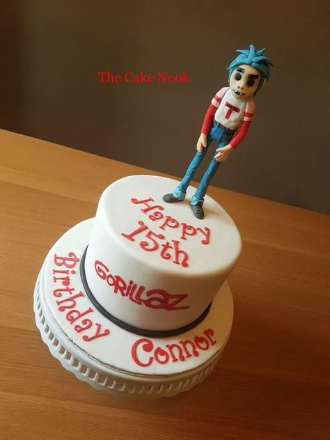 Gorillaz Birthday Party, Gorillaz Birthday Cake, Gorillaz Band, Gorillaz Art, Dream Cake, 15th Birthday, Cake Cake, Gorillaz, 16th Birthday