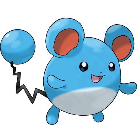 Marill Pokemon Fire Red, Pokemon Website, Fairy Type Pokemon, Water Type Pokemon, Mouse Pokemon, Pokemon Firered, Pokemon Black, Pokemon Team, Black Pokemon