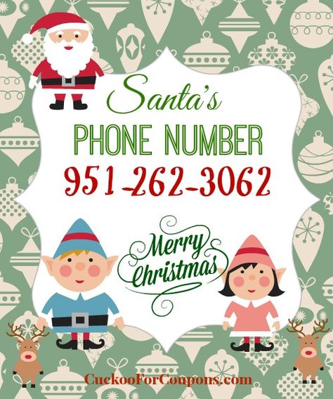 FREE Santa Claus Phone Number - Mojosavings.com Number To Call, Santa Phone, Christmas Pics, 4 December, 12 December, Santa Clause, Christmas 2014, To Infinity And Beyond, Christmas Love