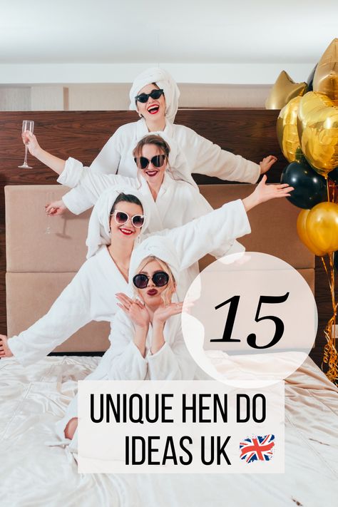 🎉 Planning the perfect hen do? Explore unique ideas for an unforgettable celebration in the UK! 👰✨ Whether you’re after a chic glamping experience or a quirky escape room, these creative hen party themes will bring your bride squad together for the ultimate pre-wedding fun! 🌿🍸

#HenDoIdeas #UKHenParties #BachelorettePartyIdeas #BrideSquad #HenPartyWeekend #BrideToBe #HenDoInspiration #BacheloretteFun #PartyPlanning #UniqueHenDo #CelebrateTheBride 💍🎈 Classy Hen Party Ideas, Hen Party Themes, Fun Bachelorette Party Ideas, Hen Do Ideas, Classy Hen Party, Bachelorette Diy, Hen Party Ideas, Hens Party Themes, Spa Weekend