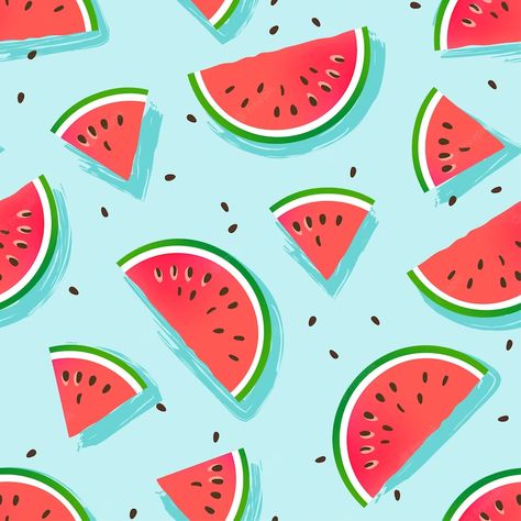 Watermelon Background, Watermelon Vector, Watermelon Illustration, Watermelon Wallpaper, Fruit Sketch, Deco Fruit, Fruit Splash, Pattern Fruit, Watermelon Art