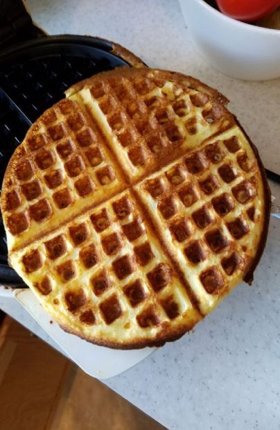 Waffles, low carb low calorie (half recipe) Recipe Low Calorie Waffle Recipe, Low Carb Low Calorie Recipes, Half Recipe, No Carb Breakfast, Low Carb Low Calorie, Super Low Calorie, Bad Carbohydrates, Half And Half Recipes, Baked Dessert