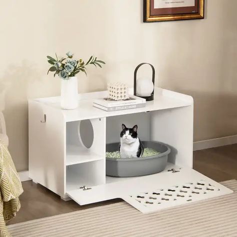 Temu | Explore the Latest Clothing, Beauty, Home, Jewelry & More Shoe Bench Storage, Hidden Litter Boxes, Litter Tracking, Inside Cat, Shoe Bench Entryway, Cat Litter Box Enclosure, Litter Box Enclosure, Bench Storage, Pet Care Products