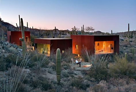 Desert Nomad House in Arizona by Rick Joy Architects - Trendir Climate Architecture, Nomad House, House In Arizona, Arizona Ranch, Southwest Architecture, Canyon House, Desert Nomad, Desert Retreat, Funny Real Estate Quotes