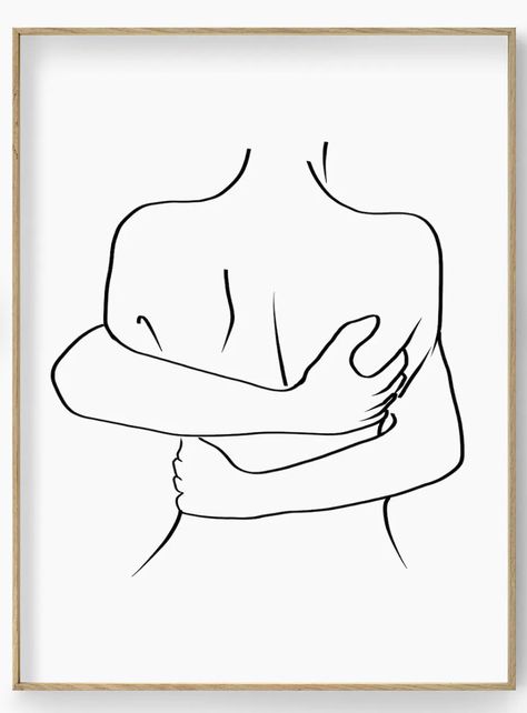 Line Art Lovers, Simple Line Art, Body Image Art, Diy Photo Book, Body Art Photography, Easy Love Drawings, Line Art Design, Outline Art, Mini Drawings