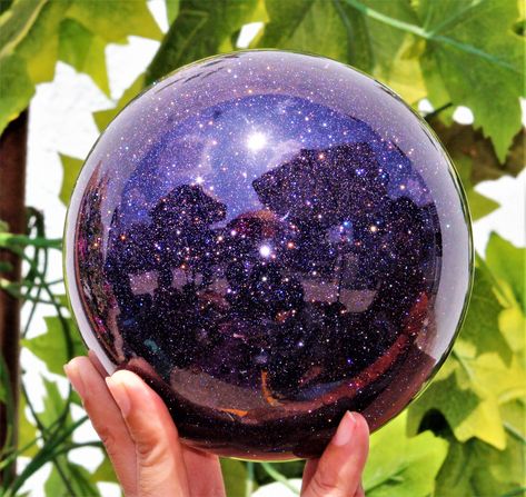 Sandstone Crystal, Midnight Blue Color, Blue Sandstone, Sphere Ball, Blue Goldstone, Healing Power, Healing Powers, Crystal Ball, Third Eye